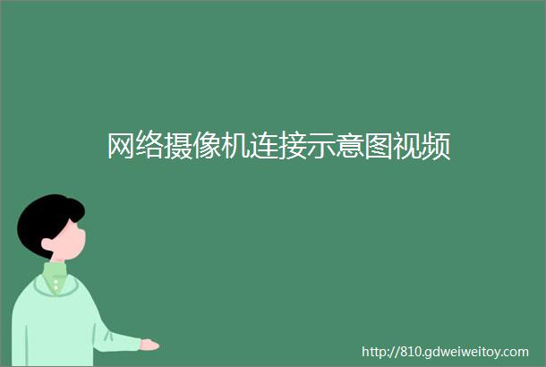 网络摄像机连接示意图视频