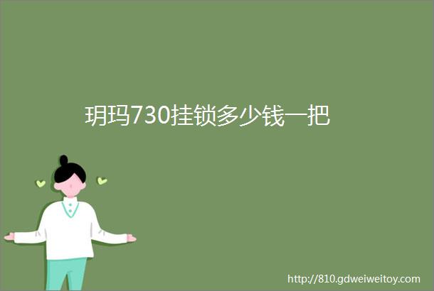 玥玛730挂锁多少钱一把